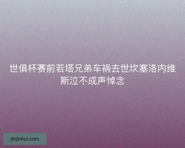 世俱杯赛前若塔兄弟车祸去世坎塞洛内维斯泣不成声悼念
